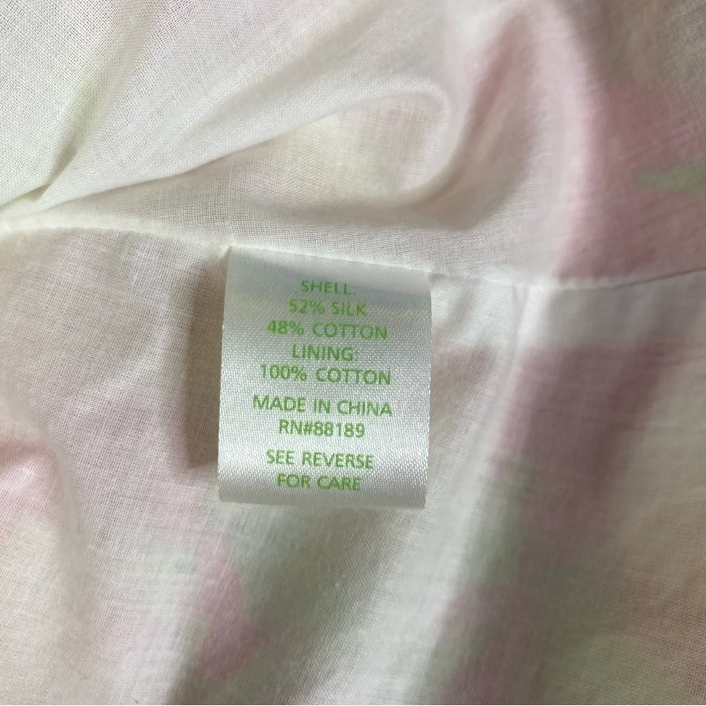 Lilly Pulitzer Hotty Pink Floral Strapless Dress 0 - Picture 4 of 8